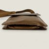 Vintage Chanel schoudertas metallic goud onderkant