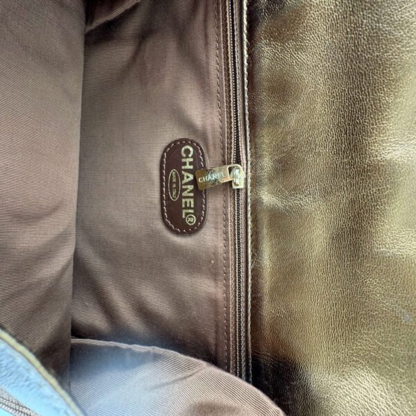 Vintage Chanel tas binnenkant