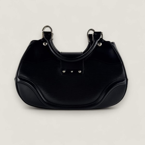 authentieke Louis Vuitton sac Montaigne epi leer zwart