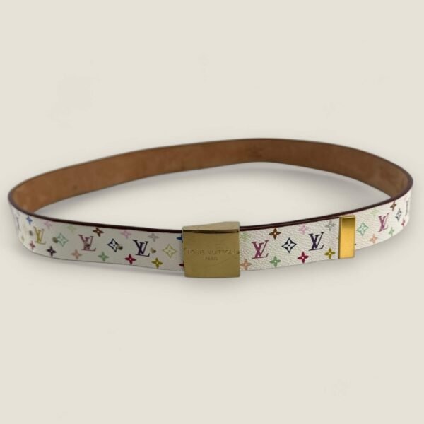 pre-owned designer riem Louis Vuitton multicolor