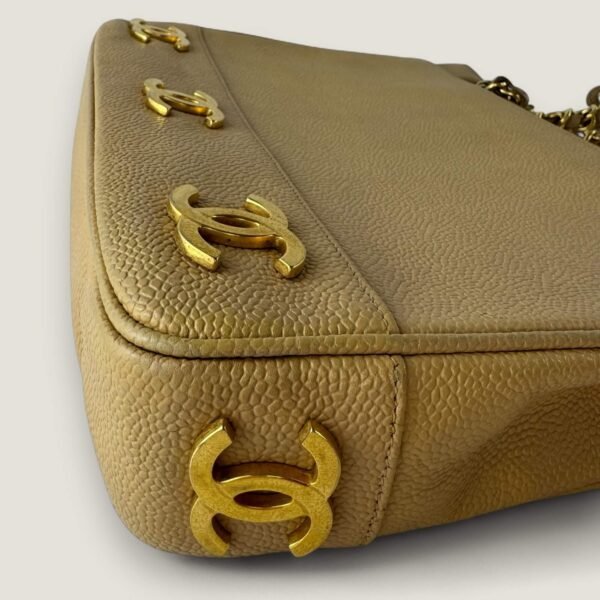 Chanel CC logos tote bag small