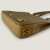 Chanel triple CC logo 24k goldplated