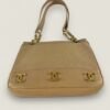 Chanel vintage triple CC tote beige caviar