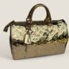 Louis Vuitton tweedehands goud monogram Miroir Speedy 35 goud