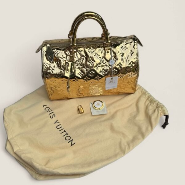 Purse Curse pre-owned Louis Vuitton miroir Speedy