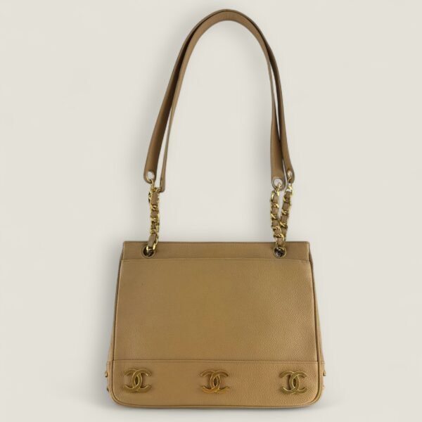 Purse Curse vintage Chanel triple CC tote