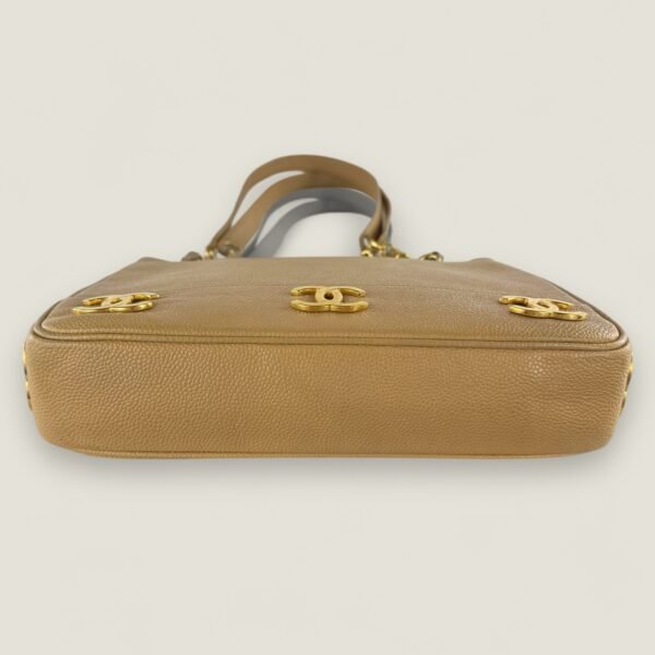 Tweedehands Chanel tas beige tote