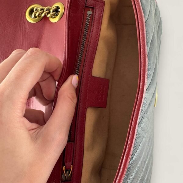 Binnenkant originele Gucci handtas