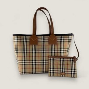 Burberry London tote met pouch