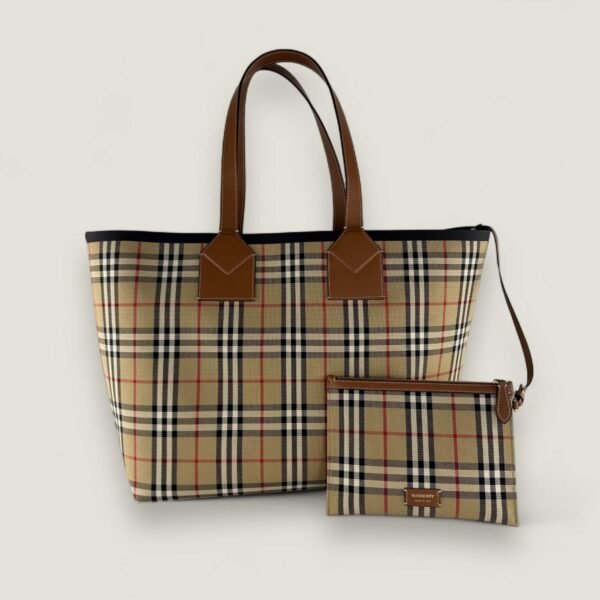 Burberry London tote met pouch