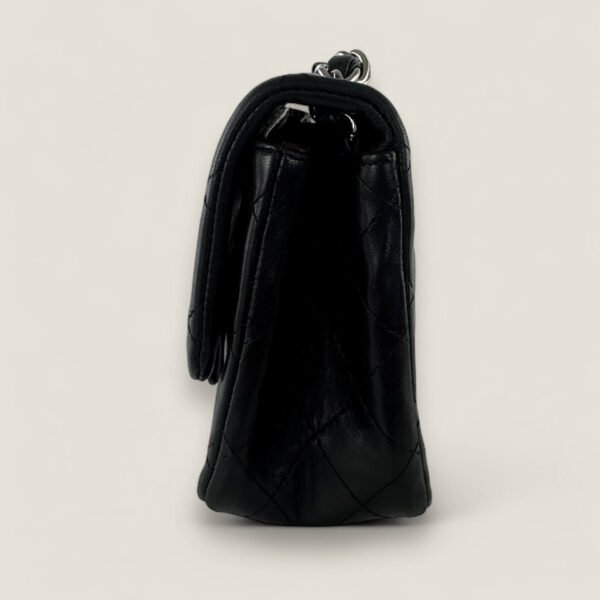 Chanel mini flapbag square mini black lambskin