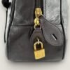 Dior Saddle bowler Ostrich leer gouden hardware