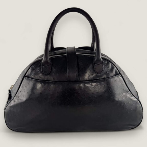 Dior struisvogel leer tas