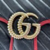 Gucci logo Gucci GG Marmont zwart met rood