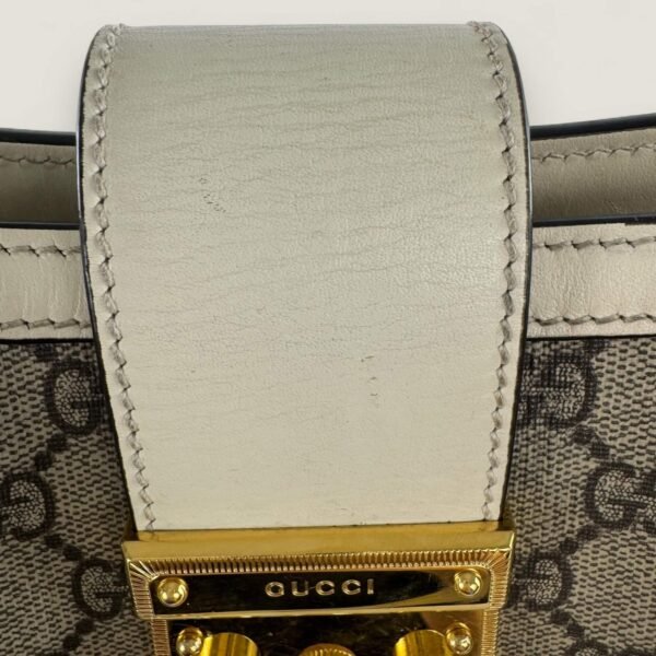 Leren sluiting Gucci tas