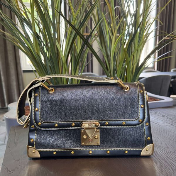 Louis Vuitton, zwarte Suhali Le Talentueux schoudertas