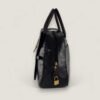 zijkant Dior Saddle bowler ostrich leer