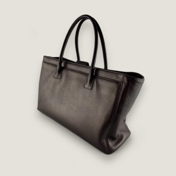 Tweedehands Chanel handtas bruin leer