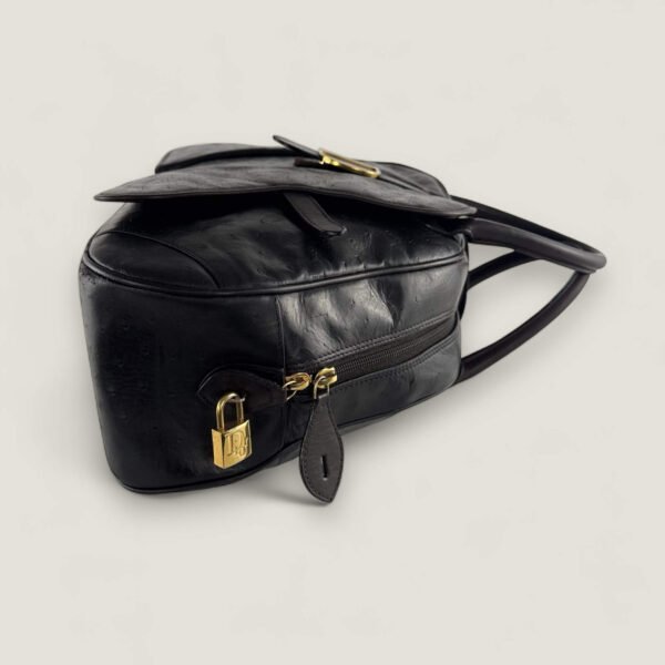 Zijaanzicht Dior Saddle bowling bag