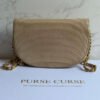 Achterkant half moon single flap Chanel