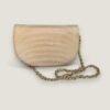 Achterkant originele Chanel tas pushlock