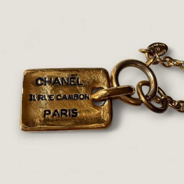 Authentieke Chanel 31 Rue Cambon hanger ketting