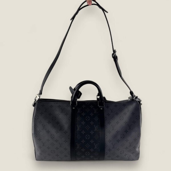 Binnenvak met rits Louis Vuitton Keepall Bandoulière 50