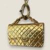Chanel collectors item vintage ketting 24k verguld mini tasje