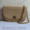 Chanel half moon flap beige - pre-owned vintage schoudertas