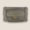 Chanel up in the air flapbag silver leather