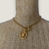 Chanel vintage ketting cutout pendant