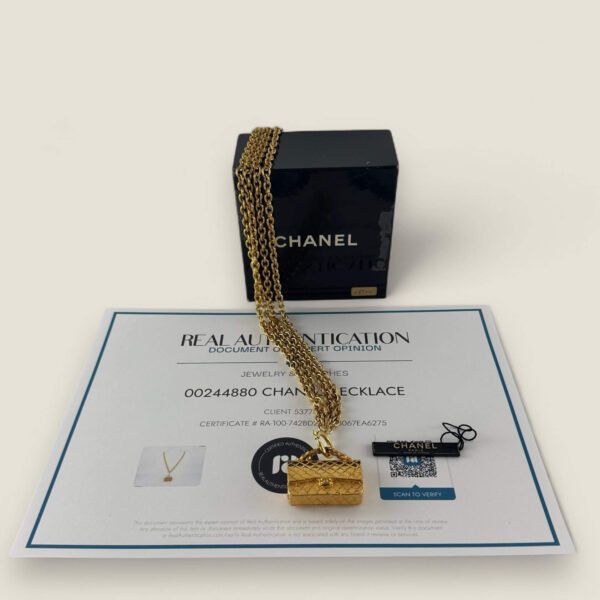 Chanel vintage ketting met authenticiteitscertificaat