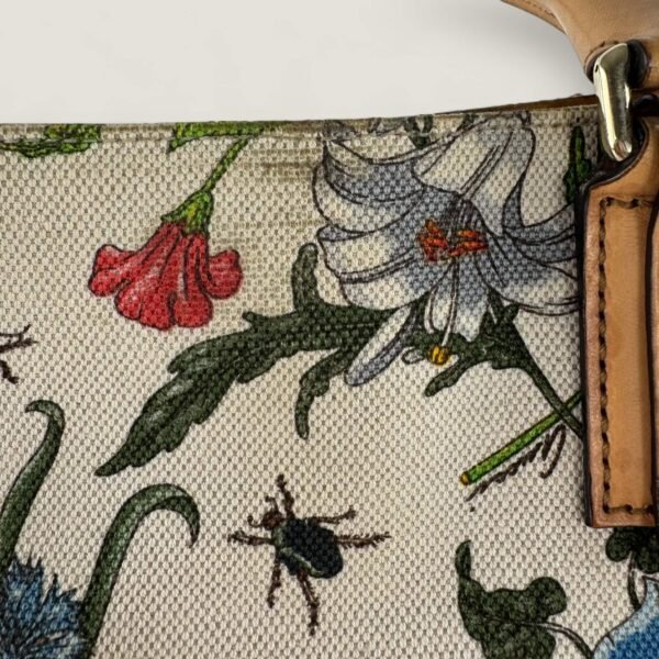 Gucci canvas bloemenprint redelijke vintage staat
