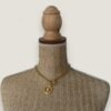 Korte Chanel ketting origineel jaren 80 24k verguld