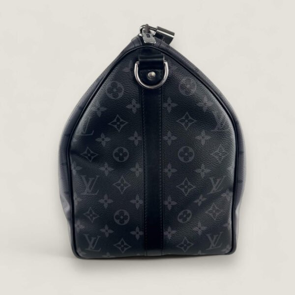 Louis Vuitton Keepall Bandoulière 50 zijkant links