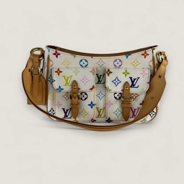Louis Vuitton Lodge multicolor bag white