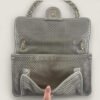 Originele Chanel schoudertas up in the air zilver
