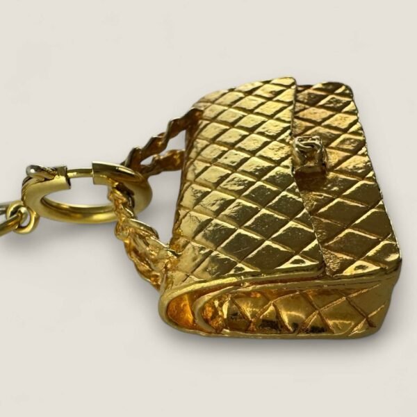 Authentieke pre-owned Chanel ketting zeldzaam mini tasje