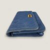 Pre-owned Chanel 2.55 wallet on chain denim