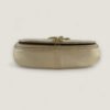 Tweedehands vintage Chanel tas beige lamsleer