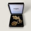 Vintage Chanel necklace cutout pendant
