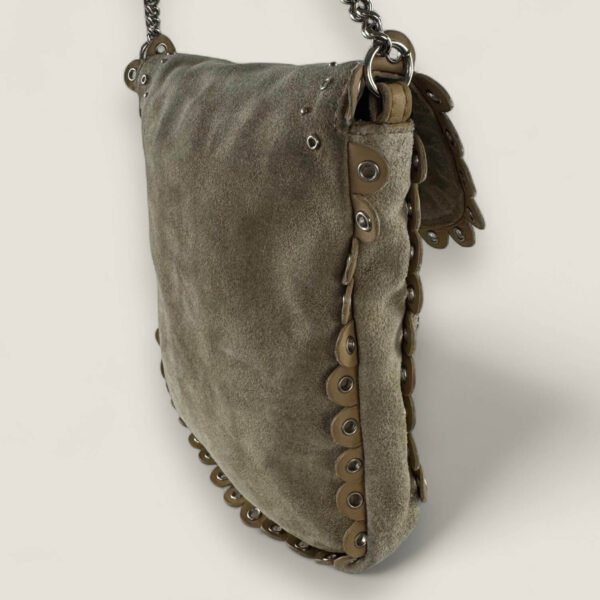 Zijkant authentieke Christian Dior tas 2004 Hippie