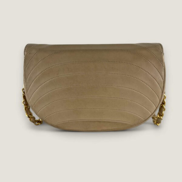 achterkant Chanel flapbag vintage