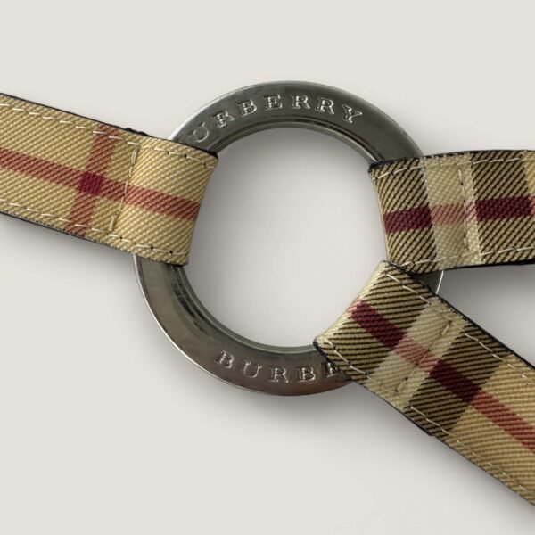 burberry riem zilver hardware