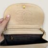 vintage Chanel halfmoon flapbag