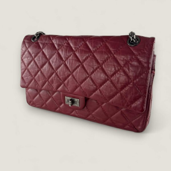 Chanel schoudertas rood leer reissue 226