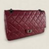 Rode Chanel schoudertas leer
