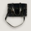 Achterkant Authentieke zwarte leren Louis Vuitton tas 2005 Achterkant Authentieke zwarte leren Louis Vuitton tas 2005