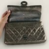 Chanel 2.55 metallic bronze flap bag pre-owned Chanel 2.55 metallic bronze flap bag pre-owned