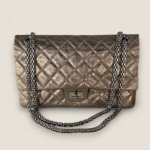 Chanel Reissue 226 metallic bronze